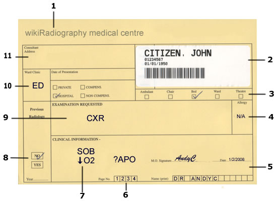 wikiradiography medical centre request form
